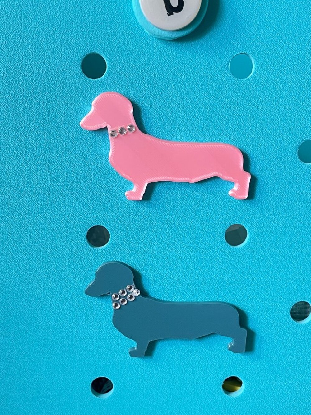 Rhinestone Collar Dog Bogg Charm-Dachshund Bogg Charm-Dachshund Bogg Bit-New